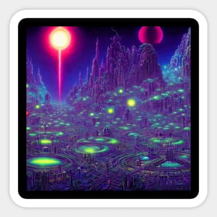 Infinite Mysterious Astral City Sticker